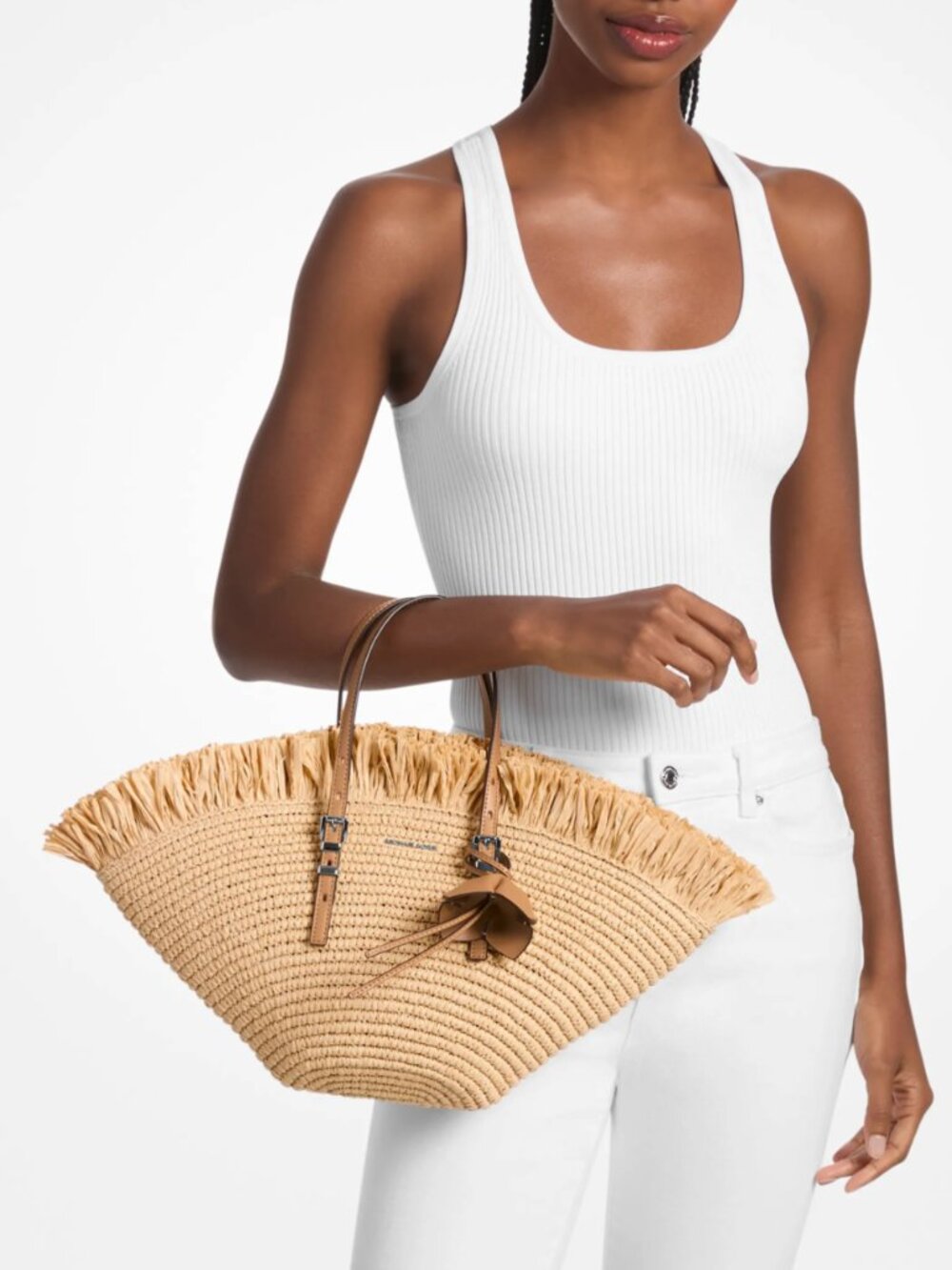 Michael Kors Isa Small Hand-Crocheted Tote Bag *NWOT*